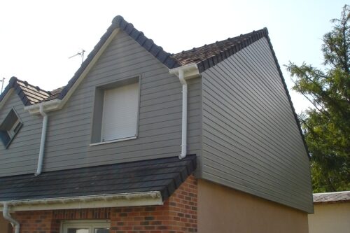 Isolation par l'extérieure en clin - Menuiserie Mouquet