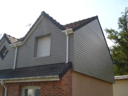 Isolation par l'extérieure en clin - Menuiserie Mouquet