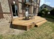 Fabrication de terrasse en bois et marches - Menuiserie Mouquet