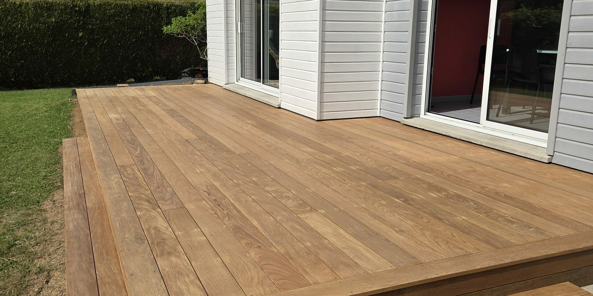 Terrasse en bois IPE Menuiserie Mouquet