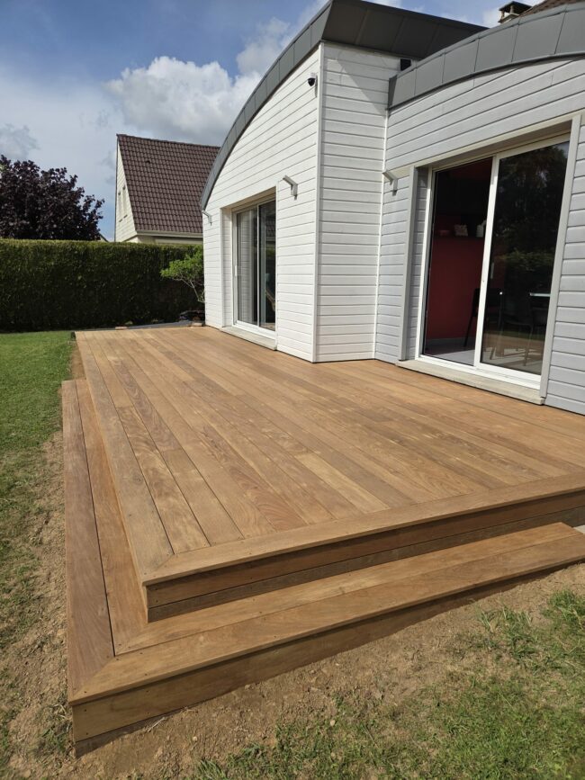 Terrasse en bois IPE Menuiserie Mouquet