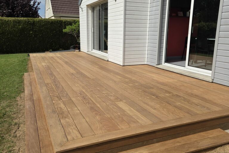 Terrasse en bois IPE Menuiserie Mouquet